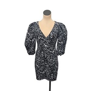 Zara Black and White Mini Dress